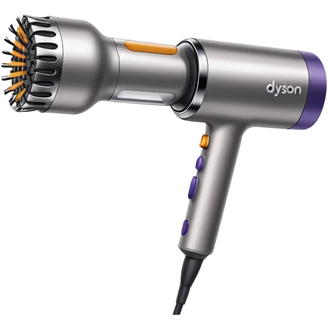 Dyson multistyler hair dryer, with round brush attachment emoji