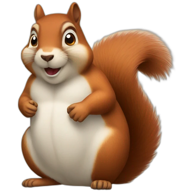 Fat squirrel emoji