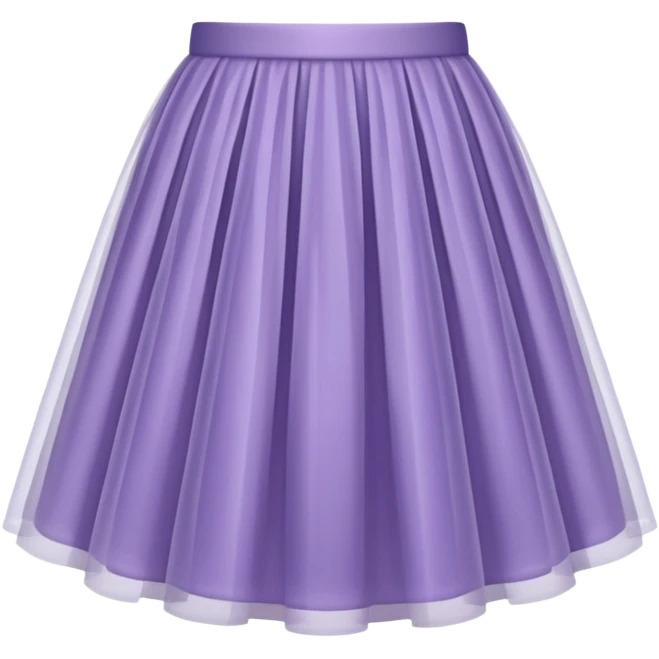 tulle skirt emoji