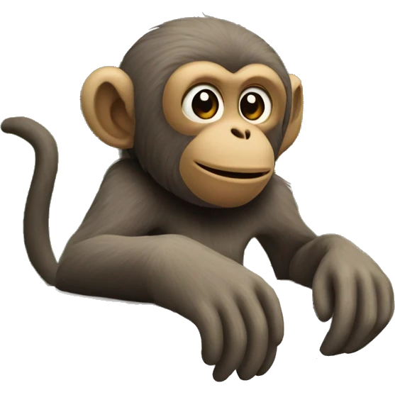 Monkey on a porch emoji