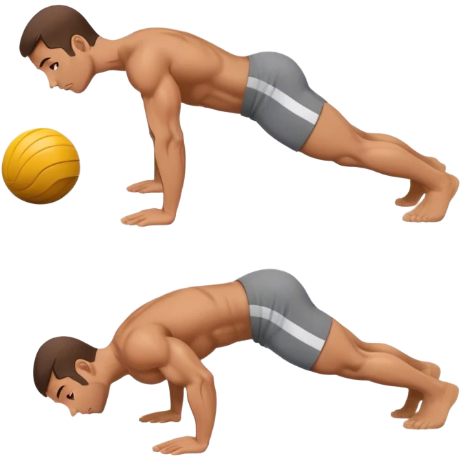 side-view man weighted glute-bridges emoji