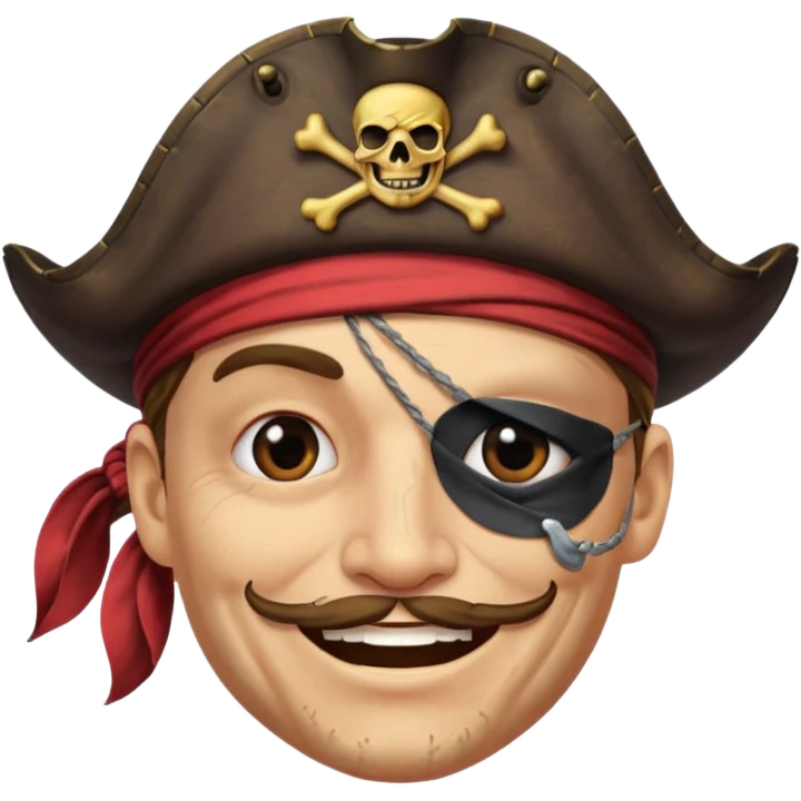 pirate and emoji