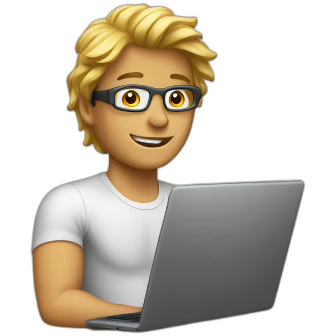 surfer-boy-with-laptop emoji