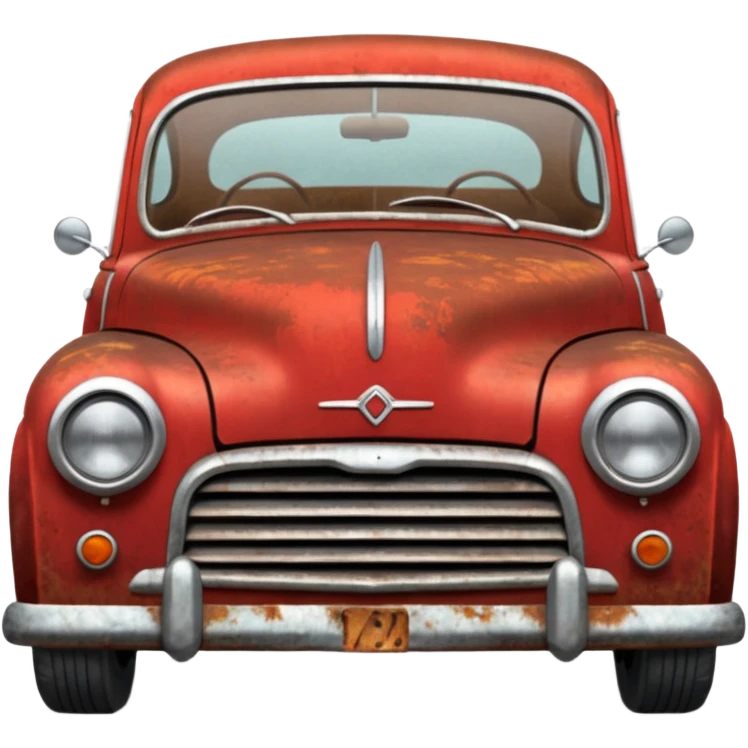 red old car emoji