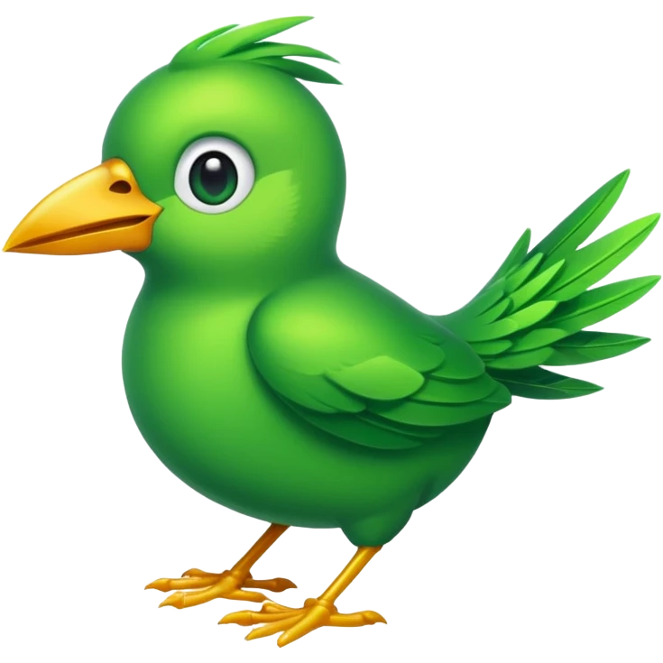 green bird emoji