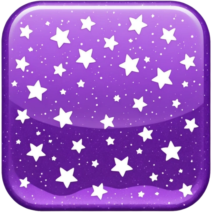 Glitter Purple and Cian Mark Check Verify emoji