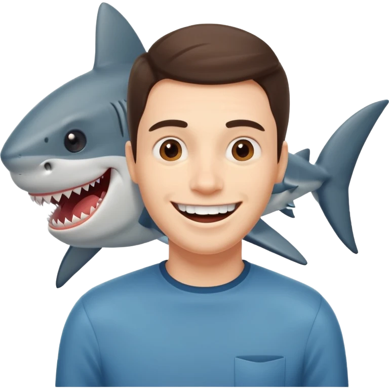 🤭🦈 emoji