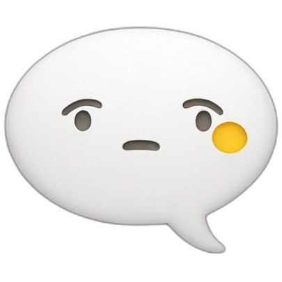 speech bubble emoji