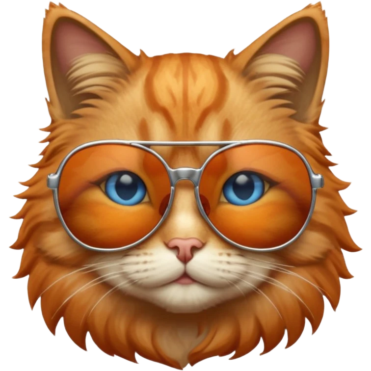 Cat wearing sunglasses  emoji