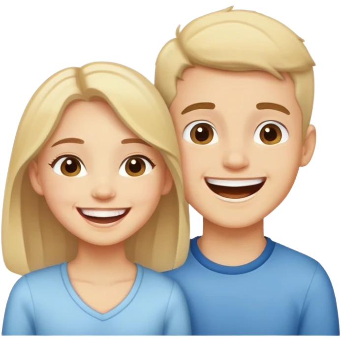 Best girl boy duo emoji