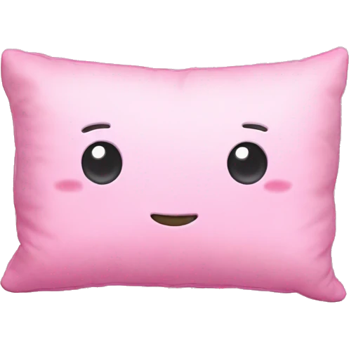 Cute pink pillow emoji