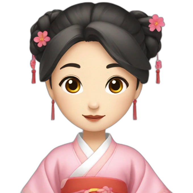 Girl in hanfu emoji