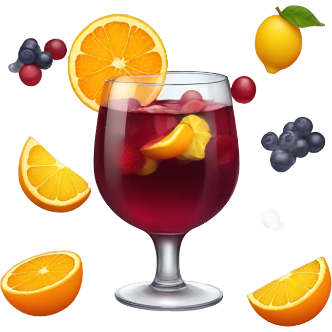 Glass of sangria emoji