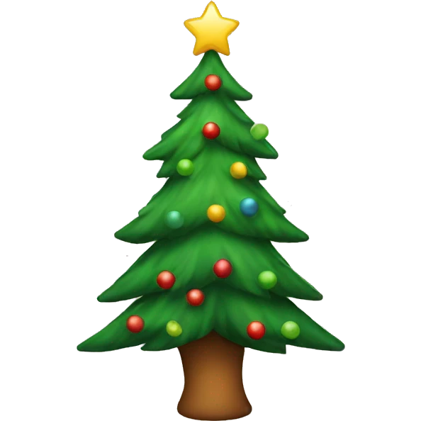 Christmas tree emoji