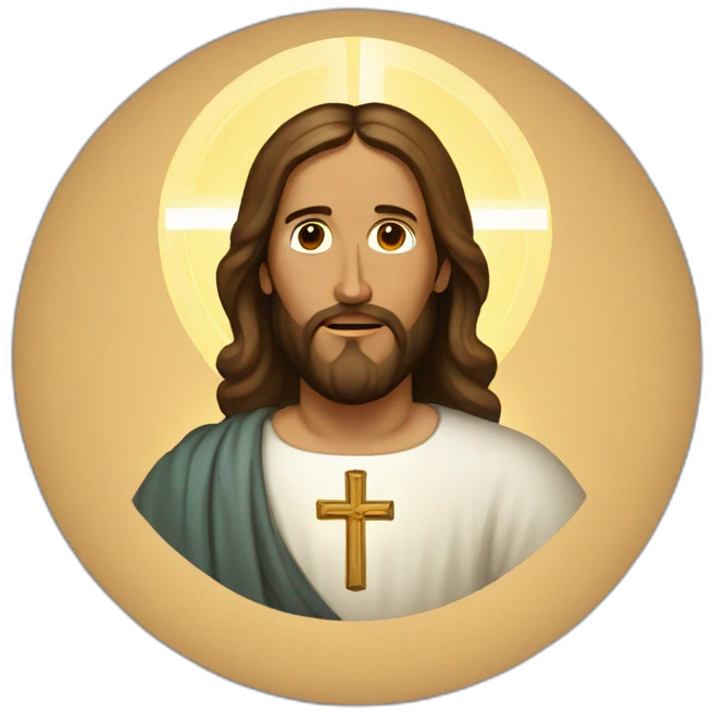 Orthodox icon of Jesus emoji