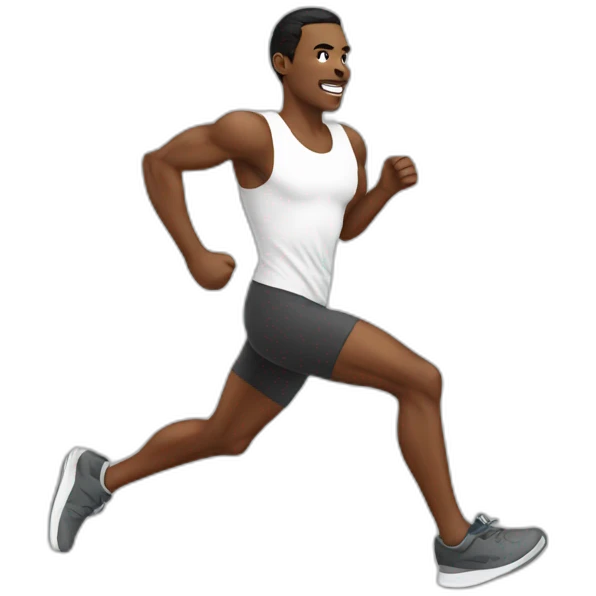 men-white-runner emoji