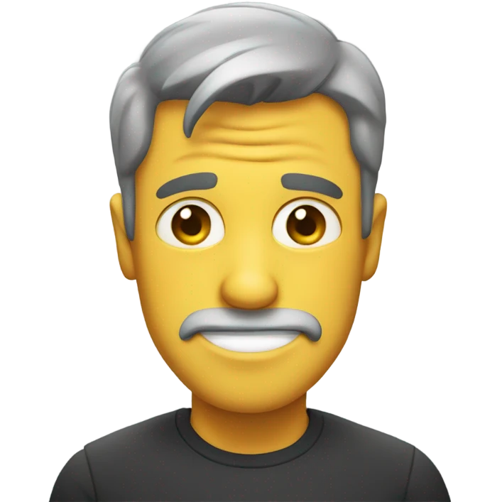 Man winking  emoji