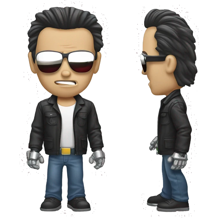Terminator fixing delorean emoji