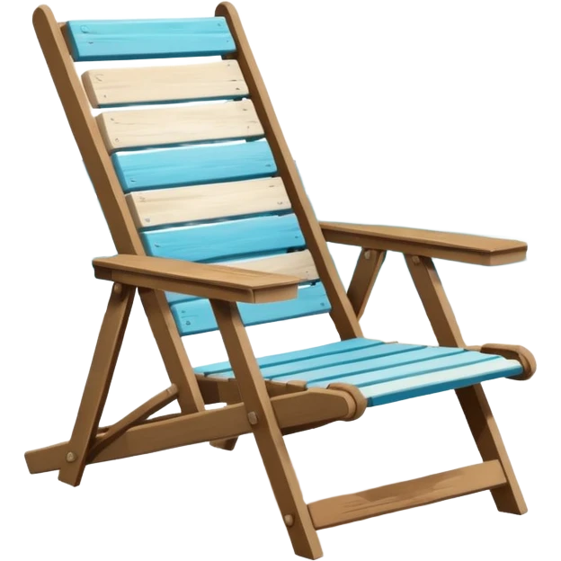 Seating at beach emoji