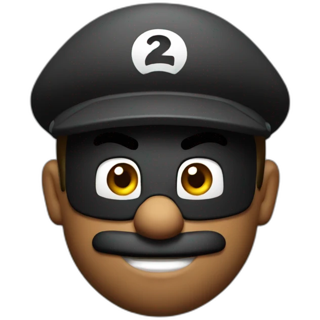 Mario bank robber emoji