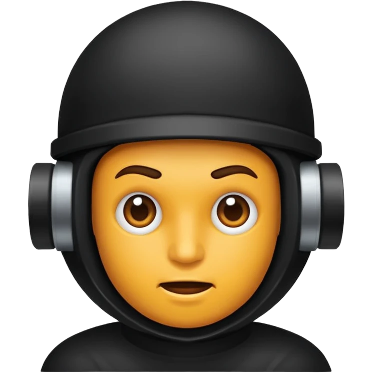 Ein schwarzer Mann mit einer Bombe  emoji