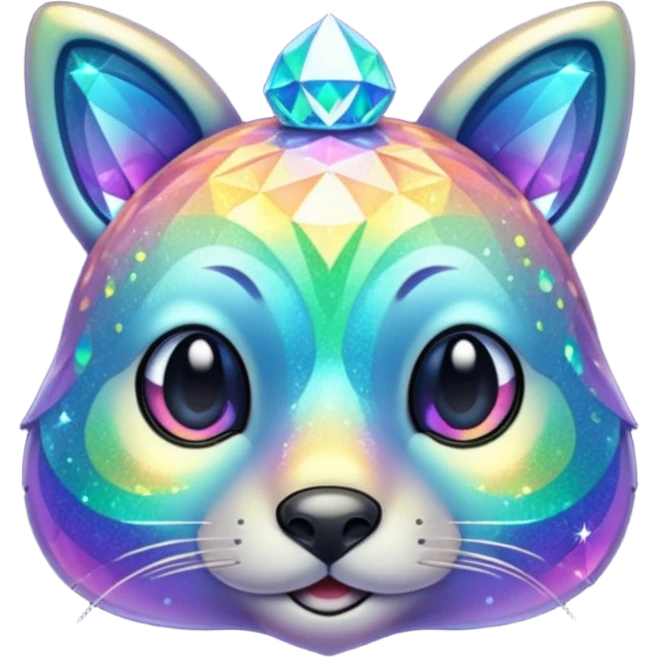 Glitter animal emoji