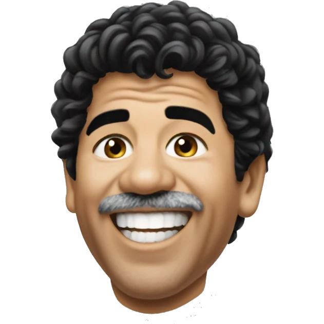 maradona smile emoji