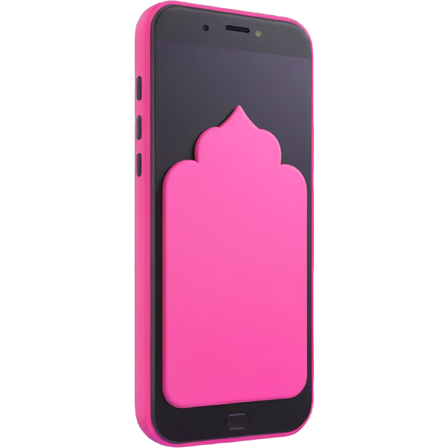 pink gothic smartphone emoji