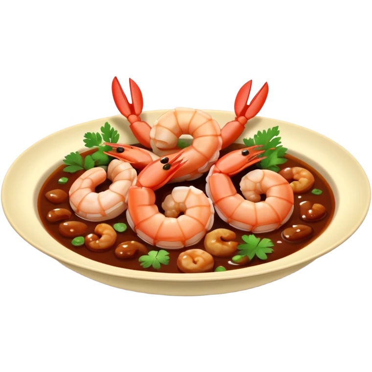 Thai tamarind shrimp dish emoji