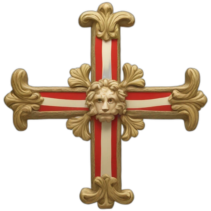 Drapeau de Normandie Croix de saint olaf emoji
