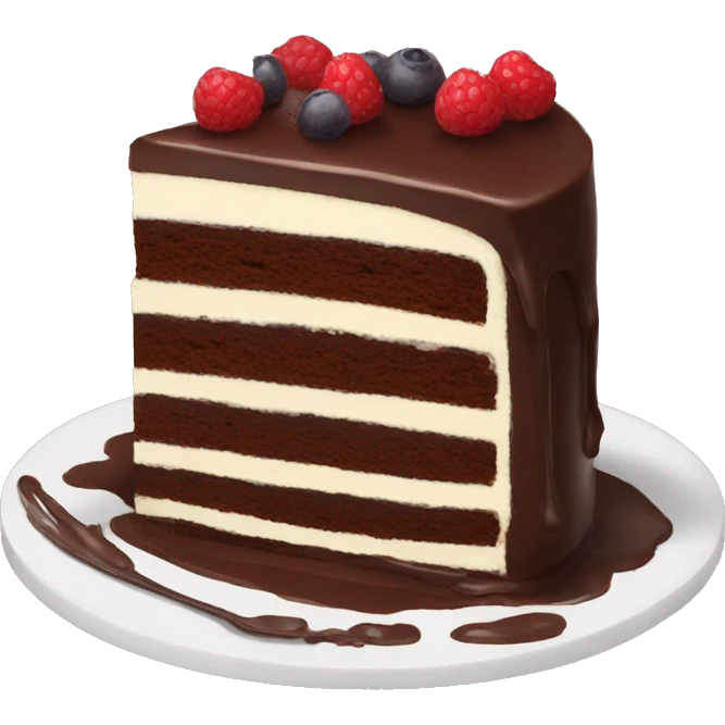 chocolate cake emoji
