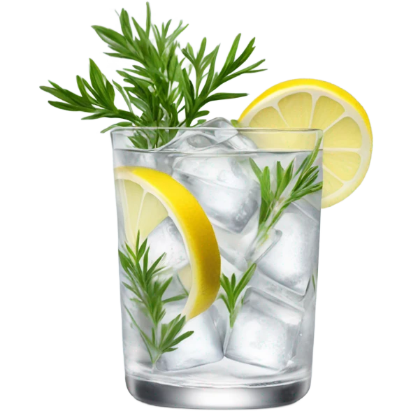 Gin ruschian drink emoji