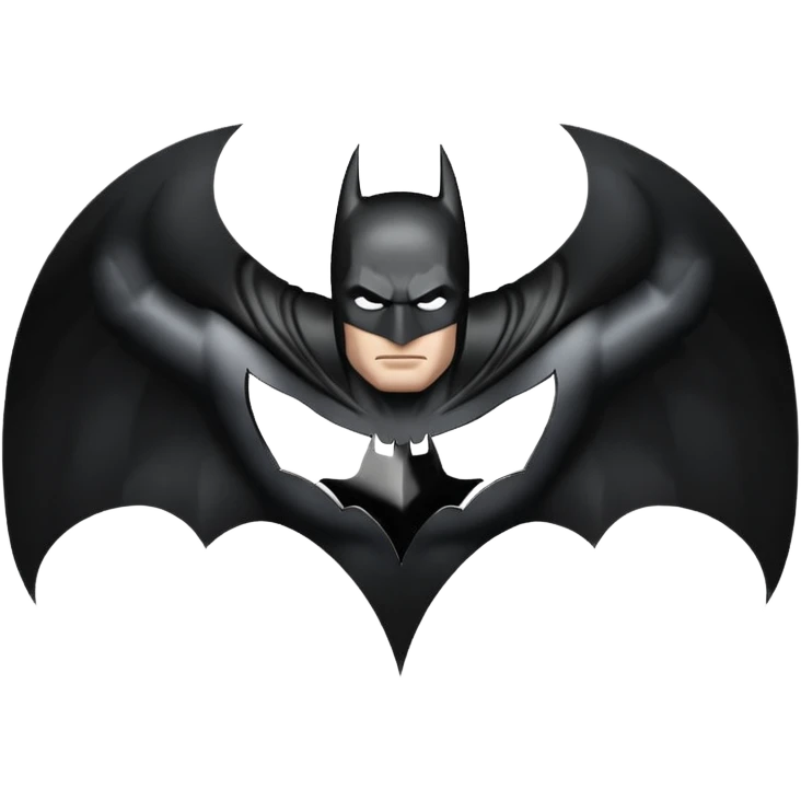 Batman logo emoji