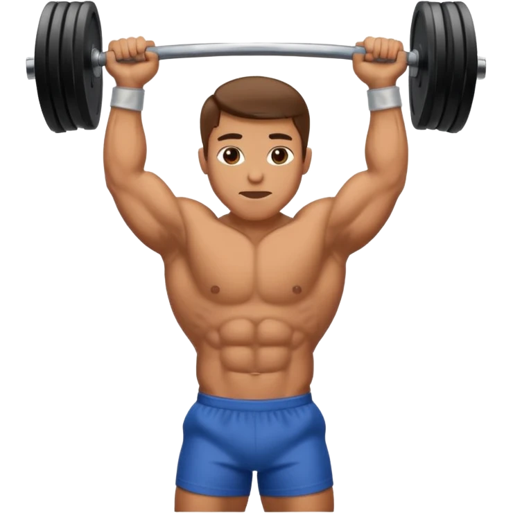 Treino pesos de academia  emoji
