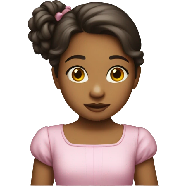 Niña con iPad  emoji