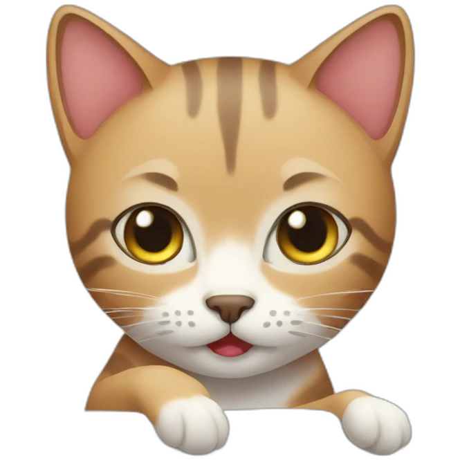 cat massage emoji
