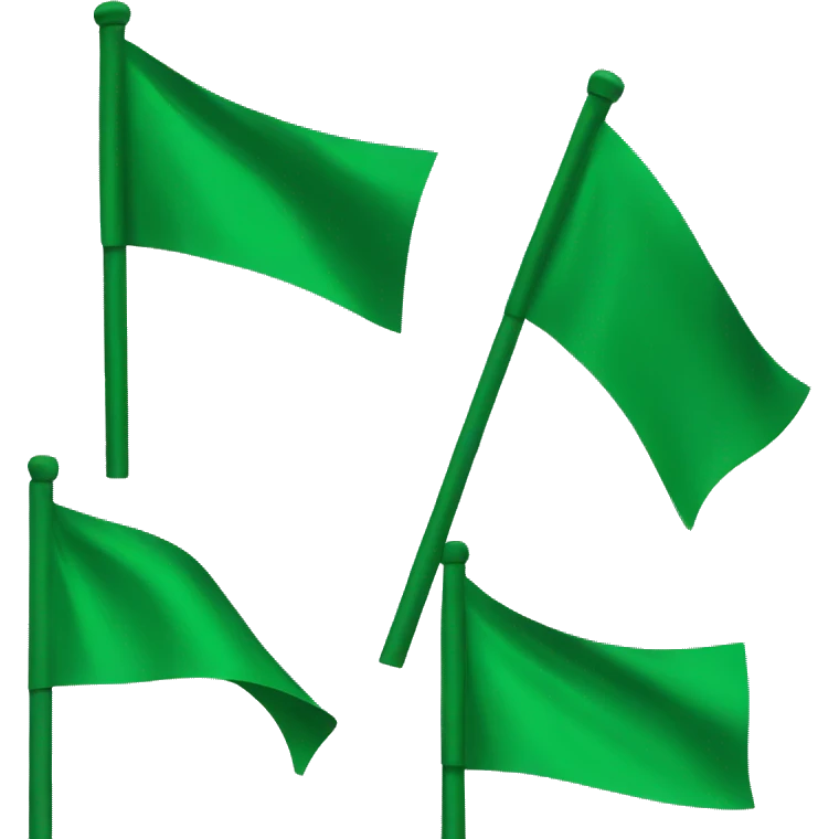 green flag emoji