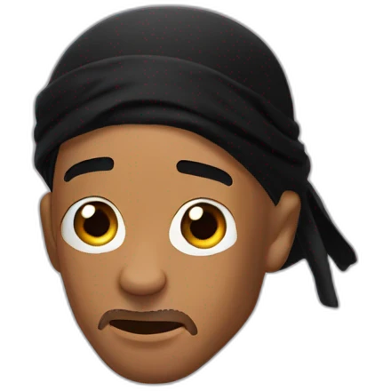 Will smith with black durag shocked emoji