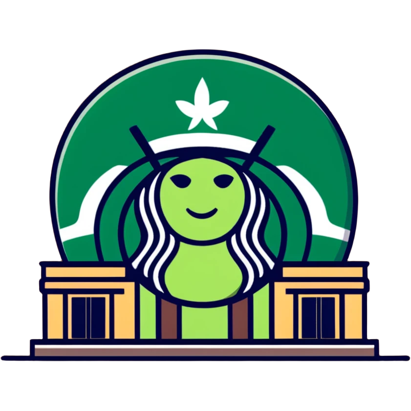 Starbucks’s building  emoji