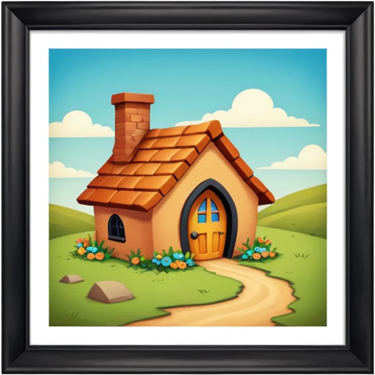 The Weasley’s Burrow Harry Potter style emoji