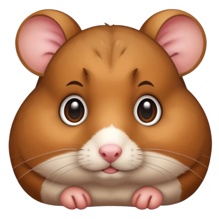 James as a hamster emoji