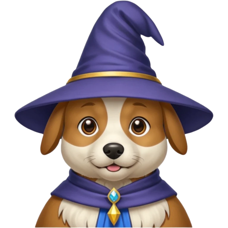 Dog wizard emoji