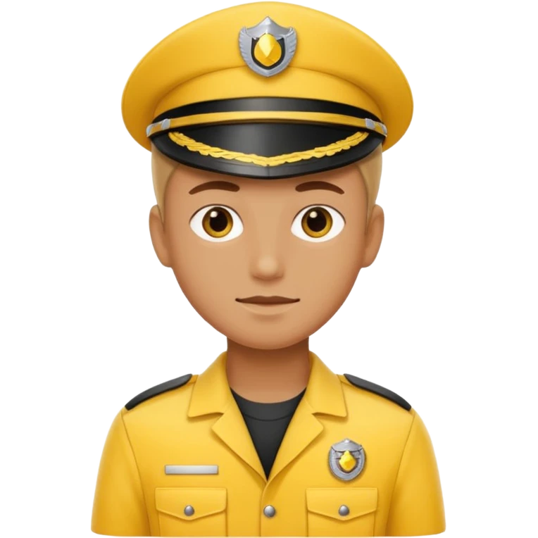 POLICE  IN YELLOW emoji