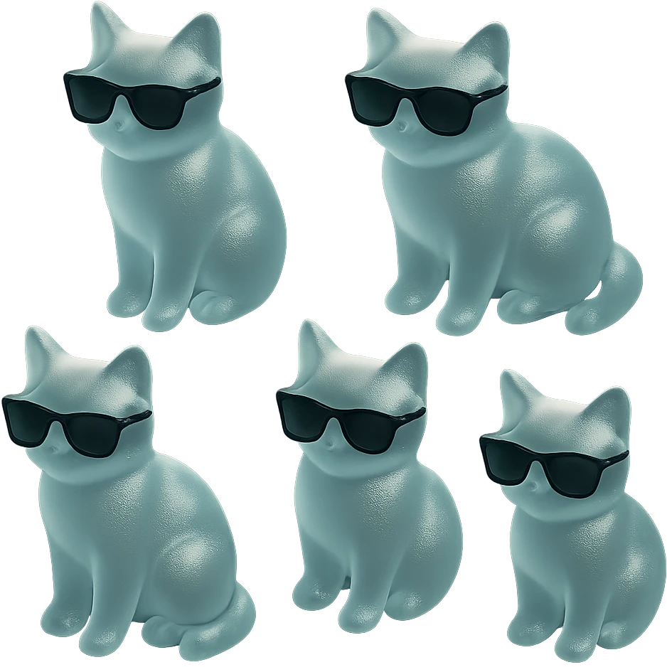 Cat wearing sunglasses emoji