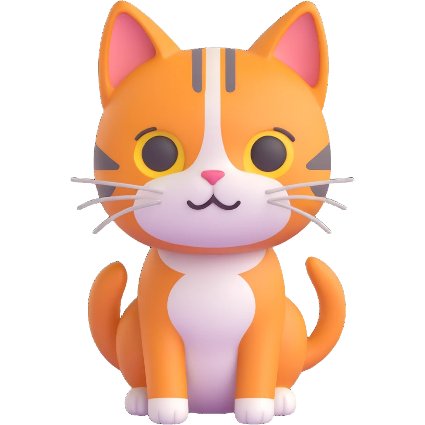 Cat 5 head 1 full size same cat emoji
