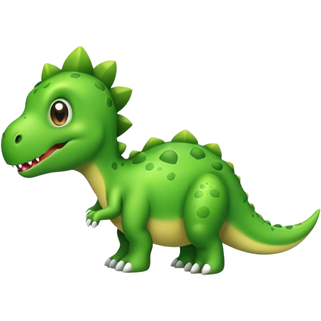 Tiny green Dino  emoji
