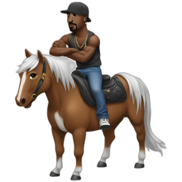 tupac-riding-stallion emoji