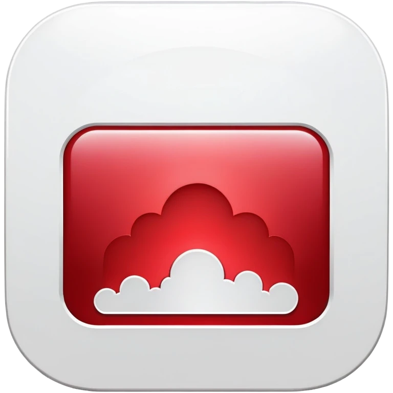 streaming service icon with red background emoji