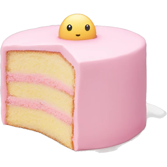 easter light pink cake emoji