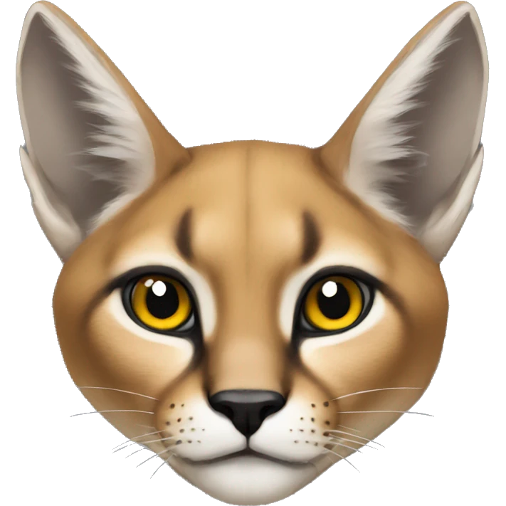 Caracal head emoji